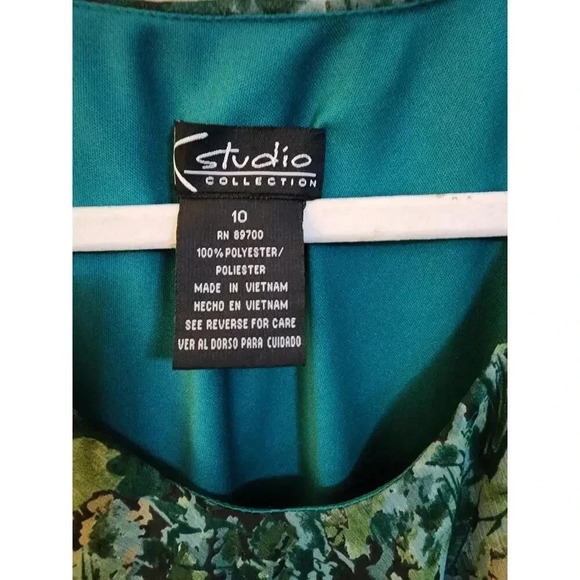 Women's Vintage K Studio Sleeveless Long Dress Size 10 - Picture 2 of 4